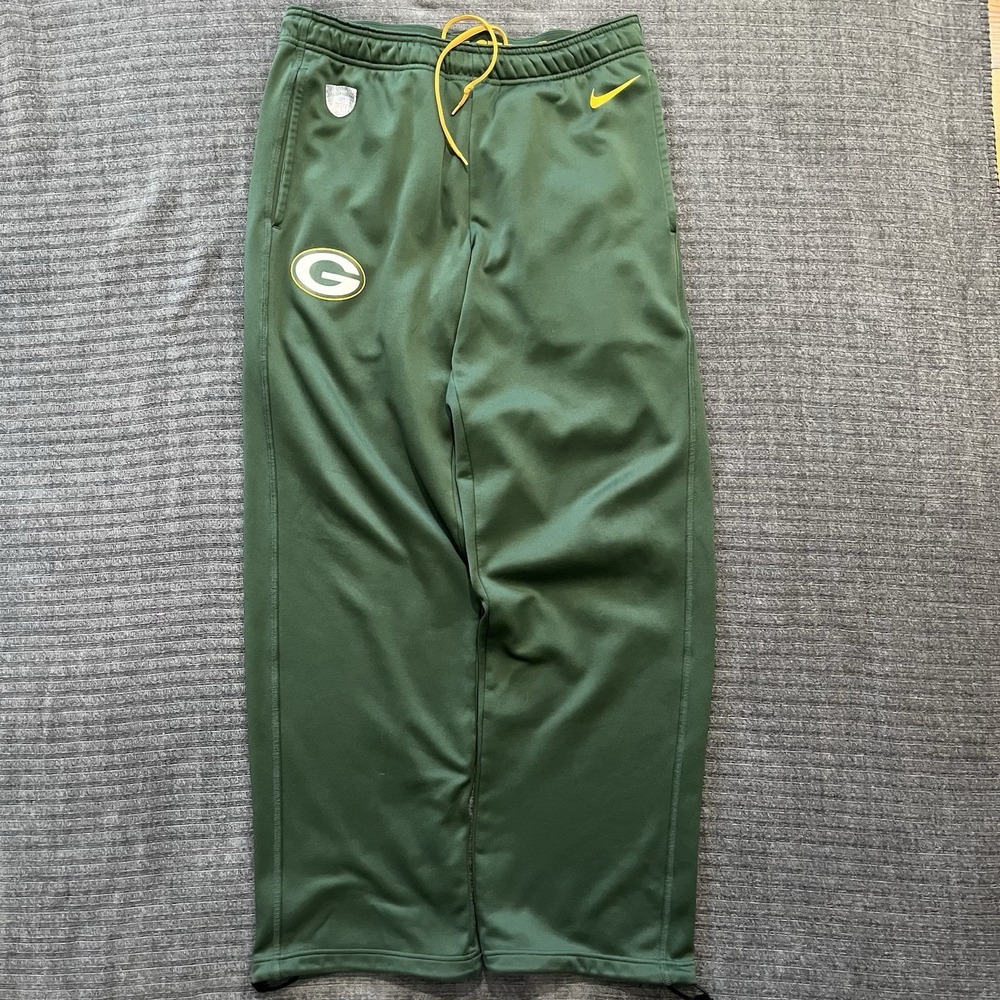 Nike Green Bay Packers Therma Fit Sweatpants Small On Field Apparel Pants Team